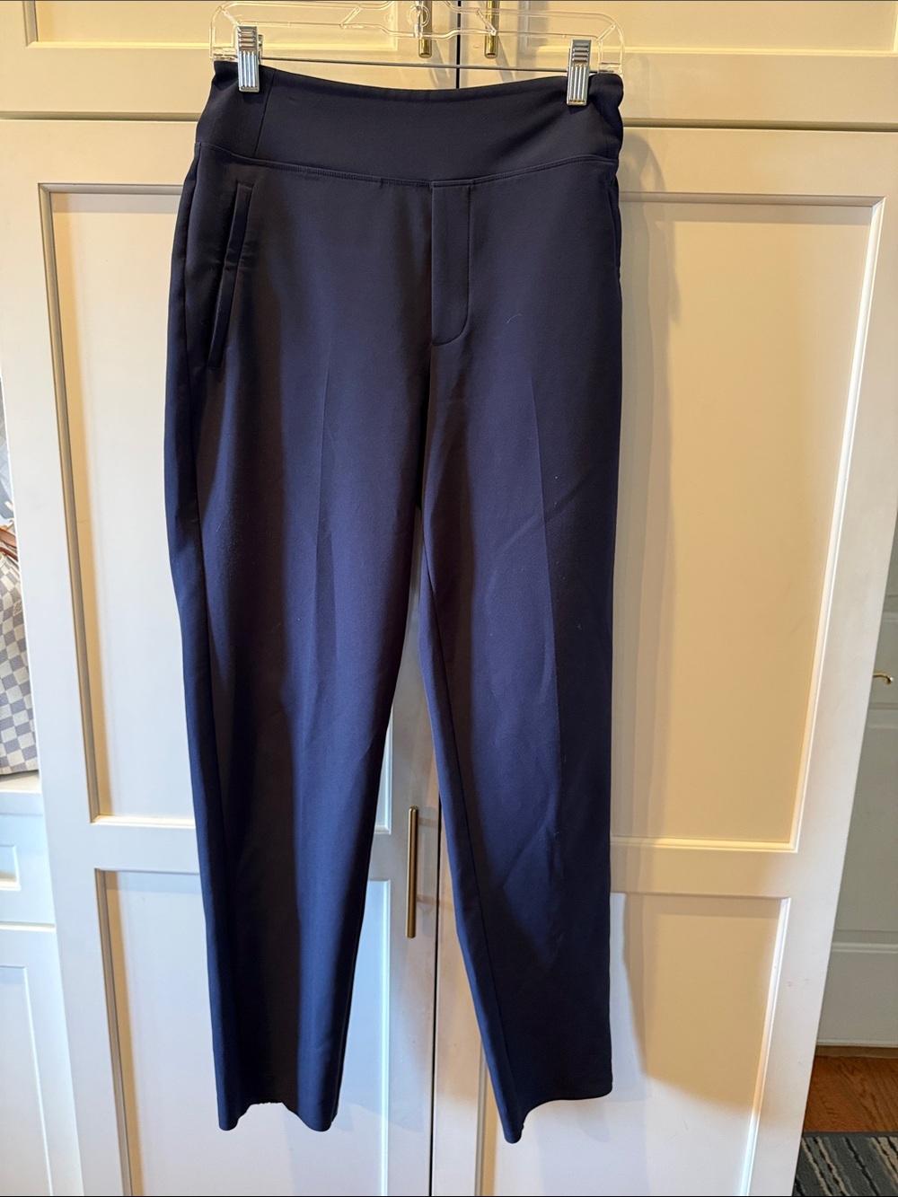 Athleta Navy Blue Women's Ponte Trousers size 6Tall